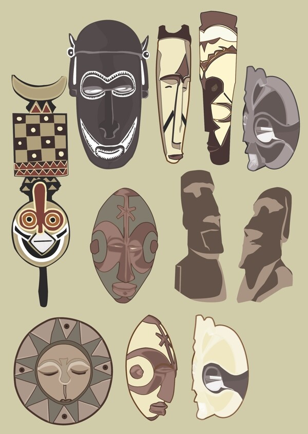 古老的面具