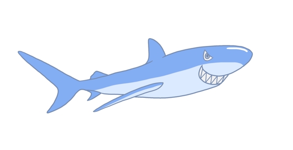 蓝色海洋鲨鱼