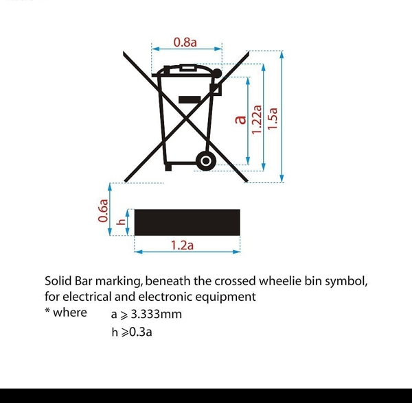 欧洲电子垃圾桶标志图片
