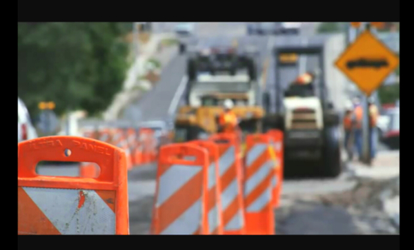 道路工程施工建筑视频