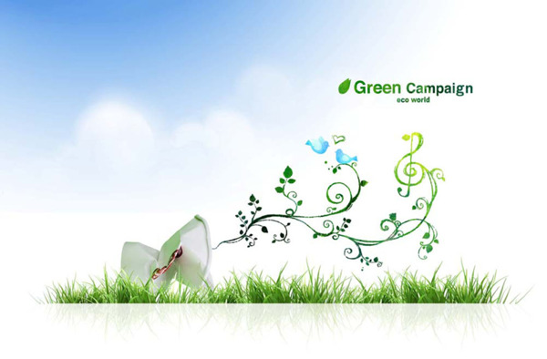 创意绿色环保海报