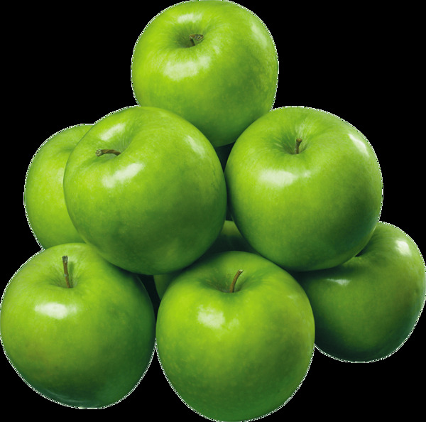 Apple绿色苹果免扣PNG素材