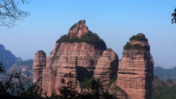 茶壶峰美景图片