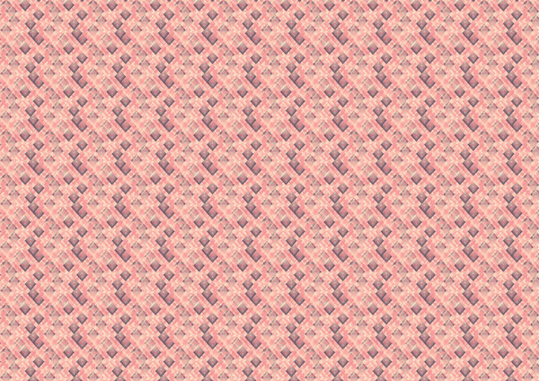 粉色米色温馨渐变菱形几何花纹背景墙墙纸