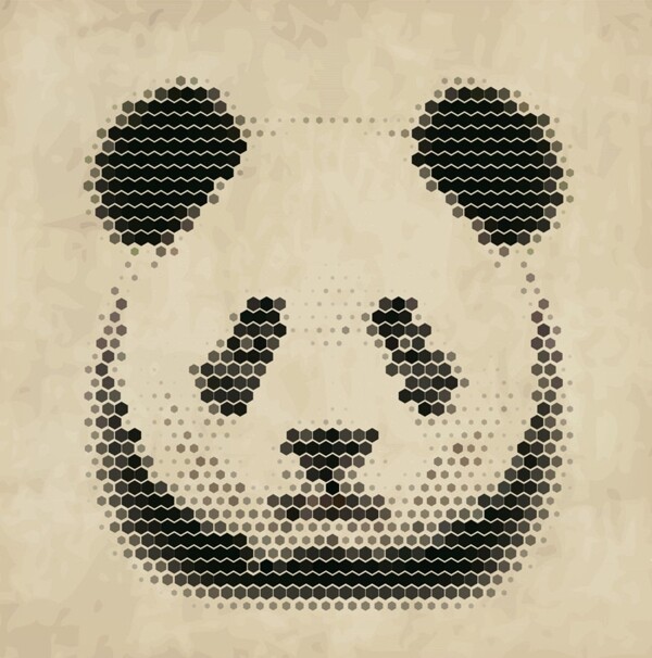 动物头像熊猫图片