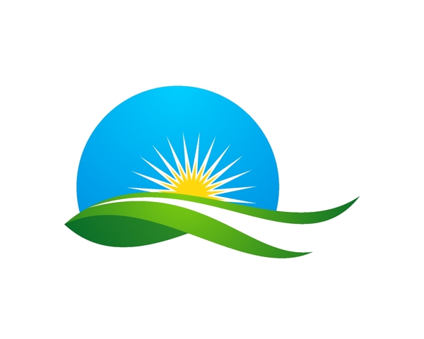 草原太阳logo