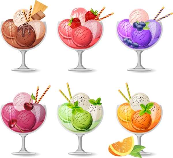 卡通动漫冰淇淋冰淇淋设计