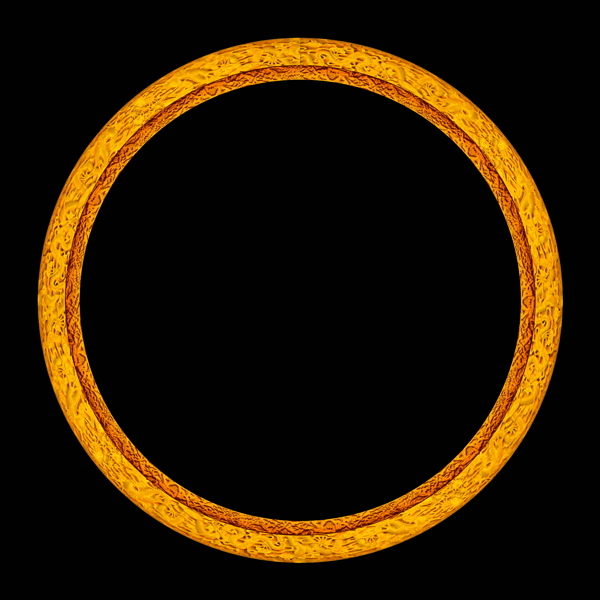 金色环黄环古典图案