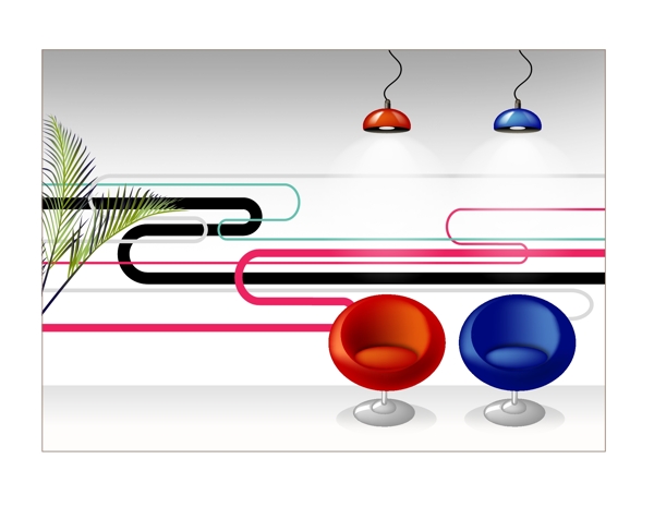 室内家居家具矢量设计素材
