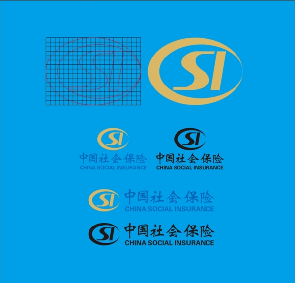 中国社会保险标志社保标识