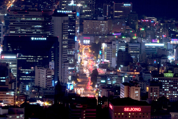 全球首席大百科城市夜景景色建筑灯光繁华都市