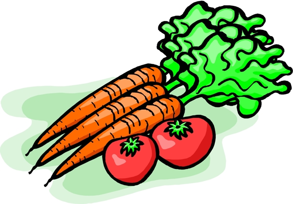 蔬菜水果水果大全野果肉类海鲜卡通漫画