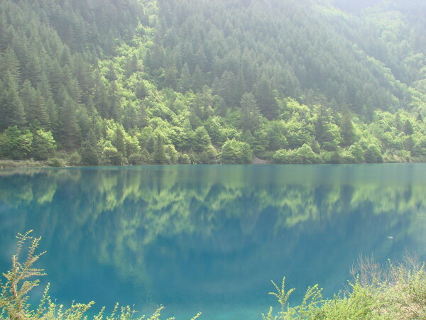 九寨沟美景自然风光山水景观