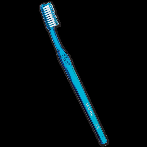 蓝色漂亮牙刷免抠png透明图层素材