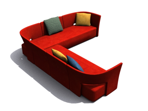 现代家具3DMAX模型之沙发062