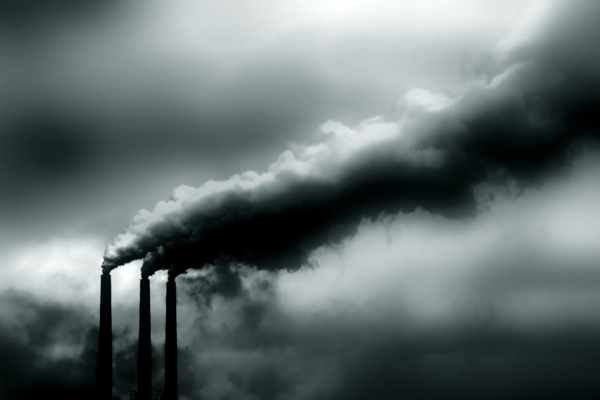 工厂大气污染图片