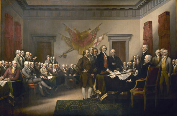 美国独立宣言图片