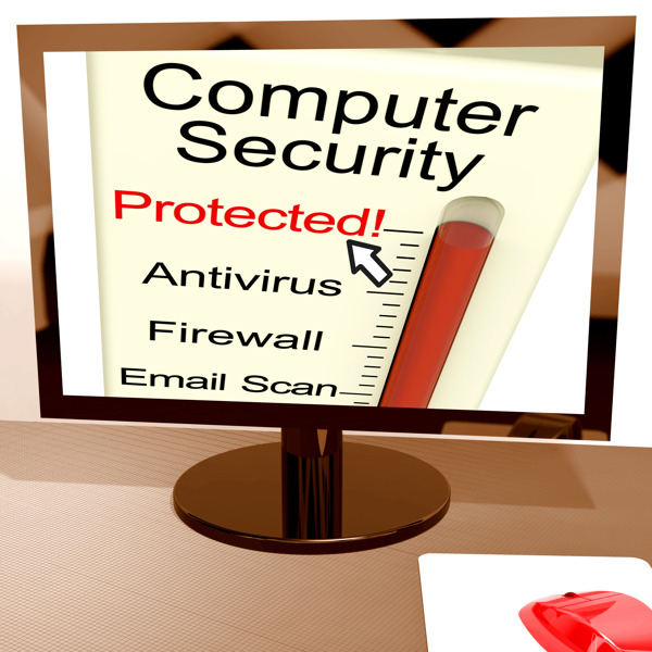 计算机安全保护仪表显示的计算机网络安全
