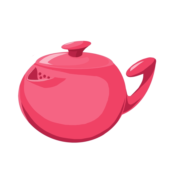 手绘茶具元素茶壶茶杯瓷器下午茶