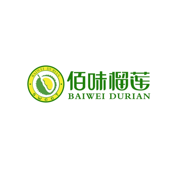 佰味榴莲logo1