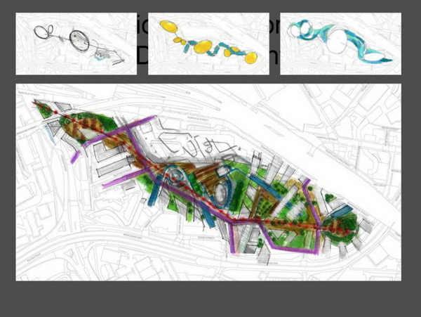 49.曼彻斯特城市中心景观概念方案EDAW