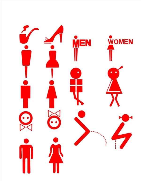 男女标志