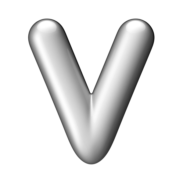 字母V设计