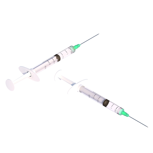 针头针管注射剂医疗设备2.5d