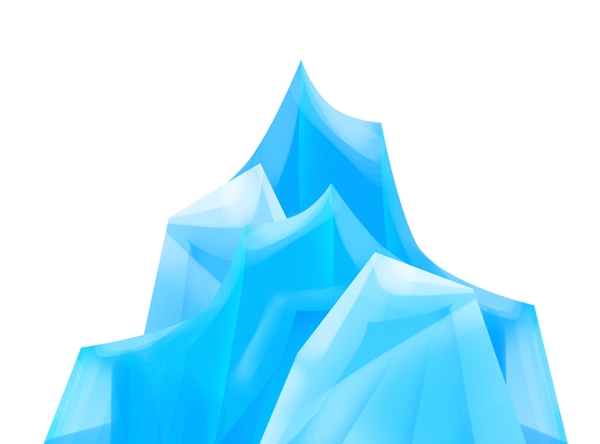 菱角图案冰山