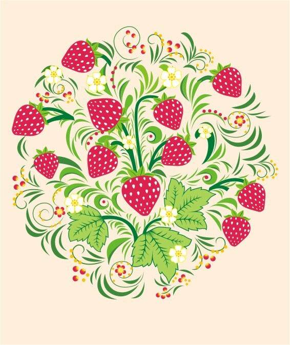 花纹草莓