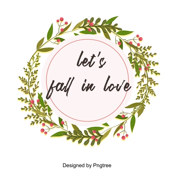 让我们坠入爱河吧情人节表白标题字体设计