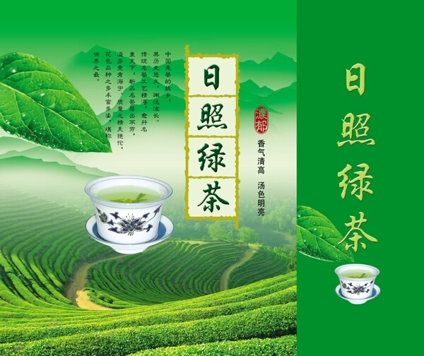 日照绿茶包装图片