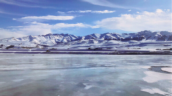 唐布拉雪景