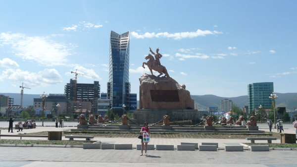 乌兰巴托城市中心广场图片