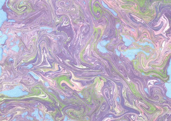 紫色怪异水彩背景图片