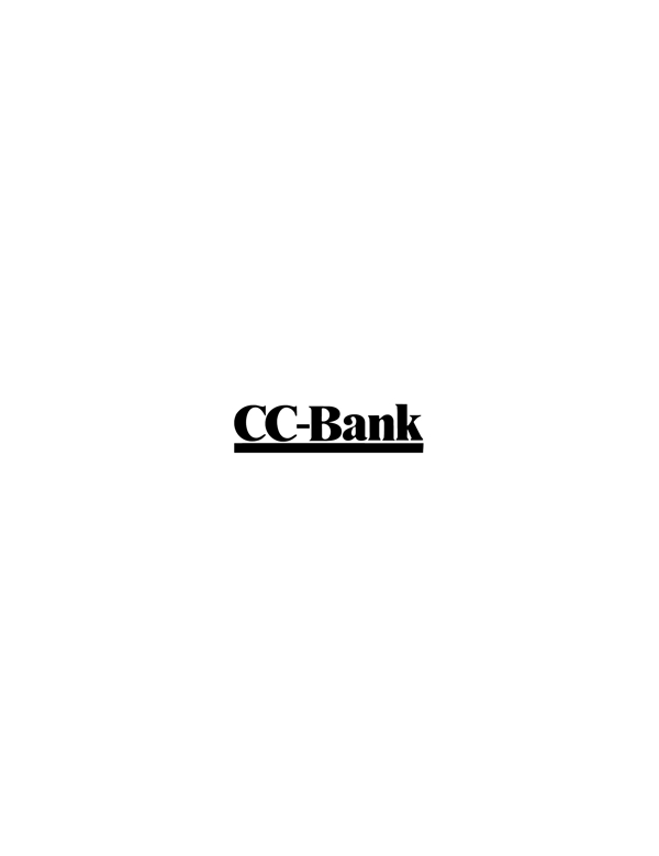 CCBanklogo设计欣赏CCBank信用卡LOGO下载标志设计欣赏