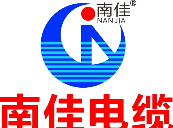 南佳电缆logo