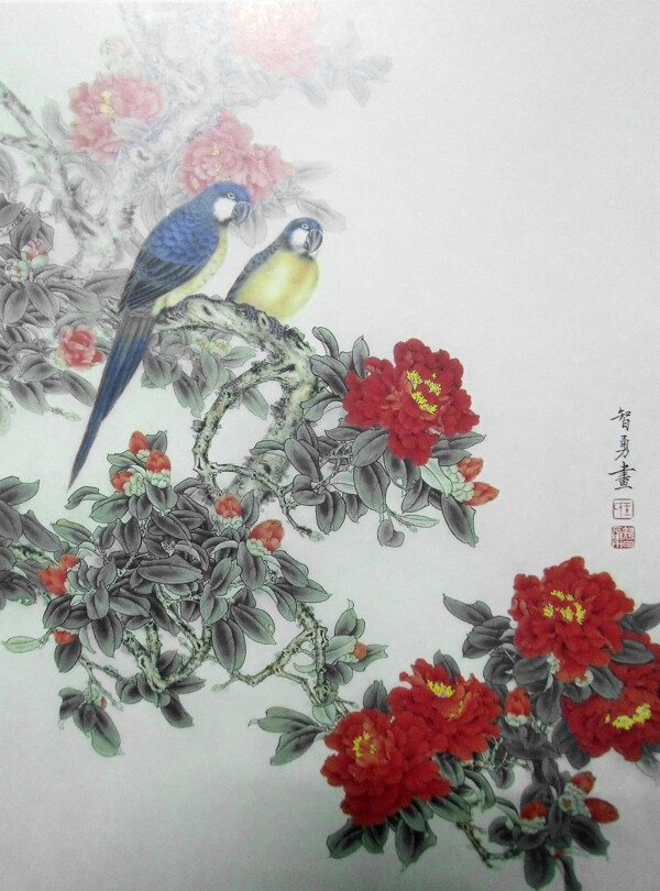 国画花鸟图片