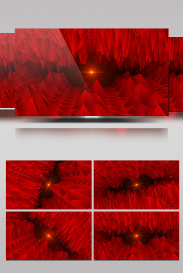 红色凸起动态视频素材