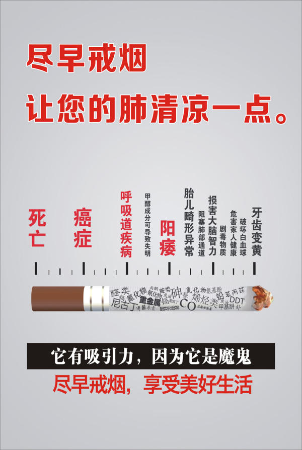 戒烟广告