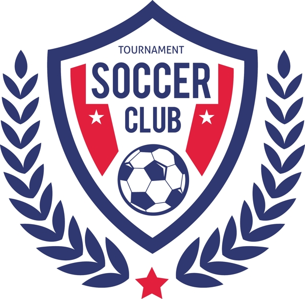 足球俱乐部logo模板