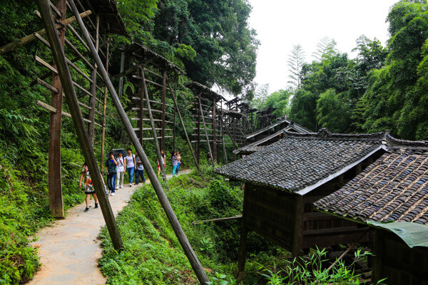 岜沙苗寨图片