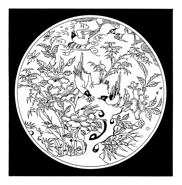 装饰图案元明时代图案中国传统图案008