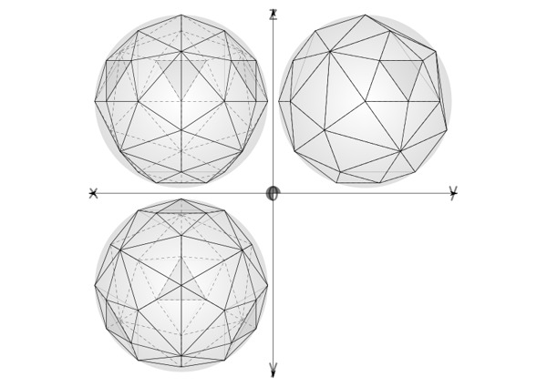 41施工测地线球体从四面体递归