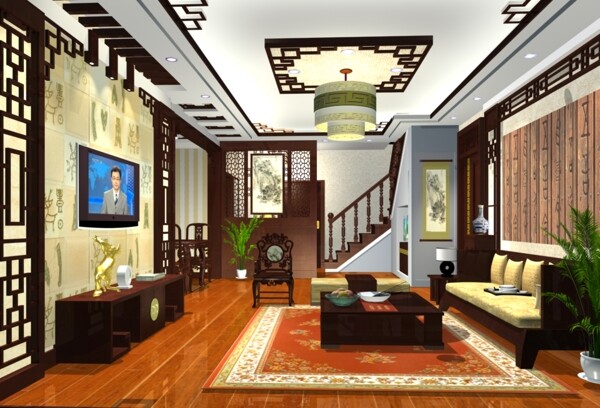 中式客厅图片