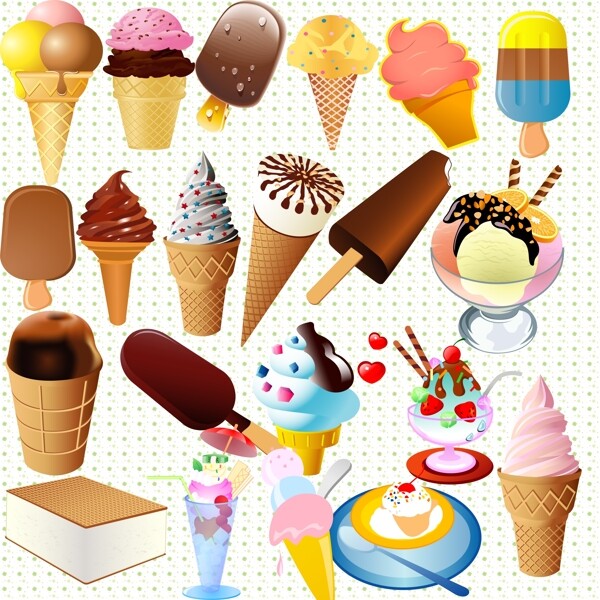 冰淇淋集图片