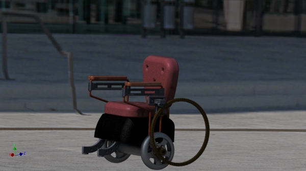 蒸汽朋克的轮椅