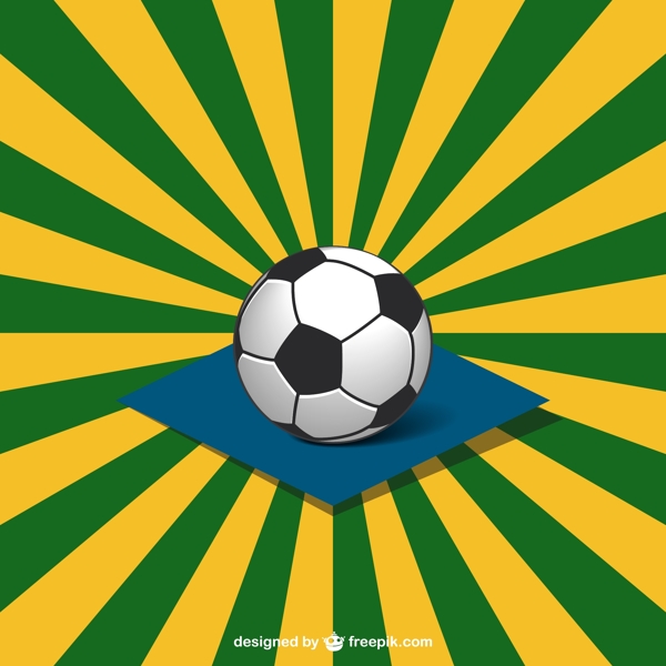 足球和巴西的旭日