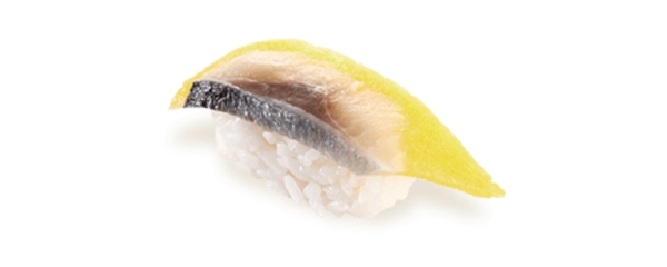 一份美味寿司米饭日式海鲜食品