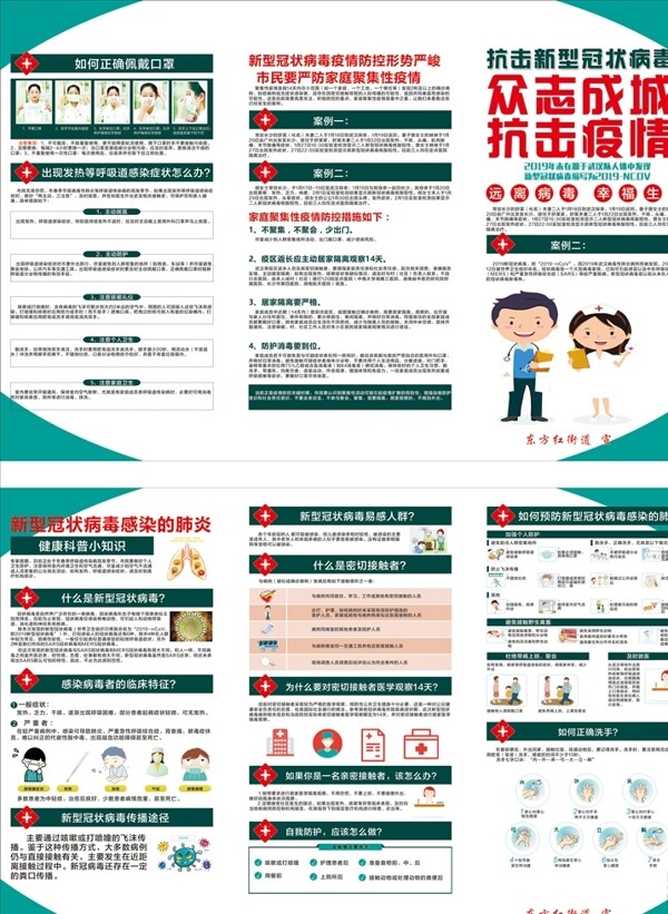 新冠状病毒宣传单